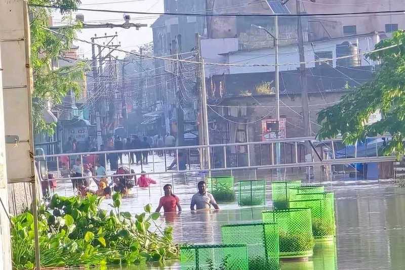 बाढी पस्दा गौर बजारको जनजीवन प्रभावित