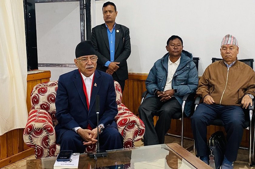 माओवादी केन्द्रले पूर्वाधार निर्माणलाई उच्च प्राथमिकता दिएको छ : अध्यक्ष प्रचण्ड