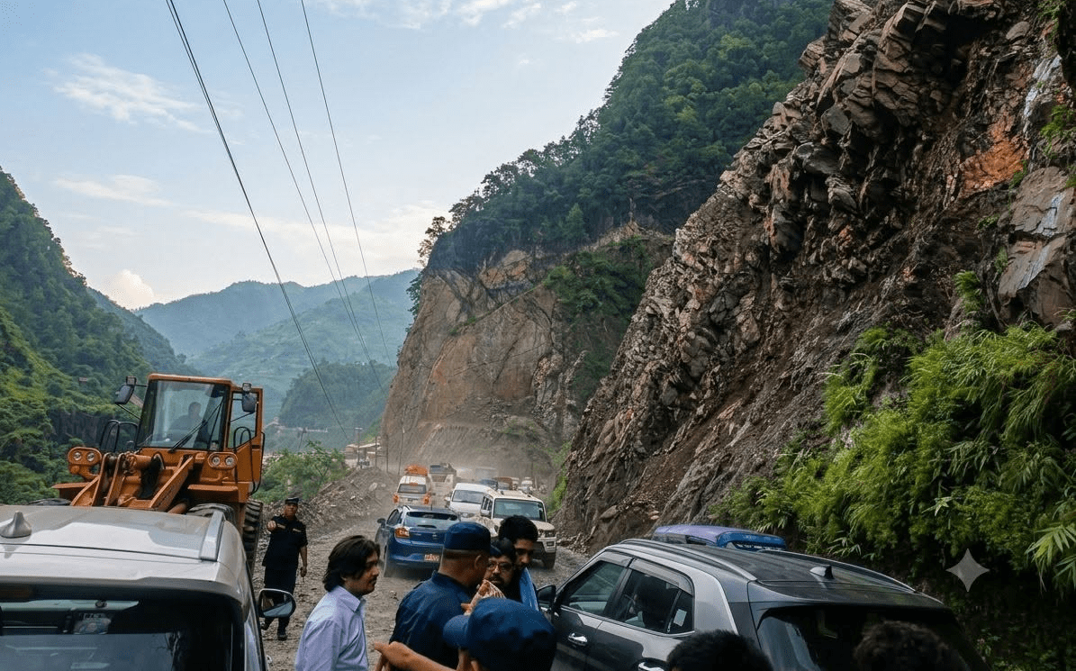 मुग्लिन–नारायणगढ सडकमा सुख्खा पहिरो पन्छाइयो, यातायात पुनः सञ्चालन