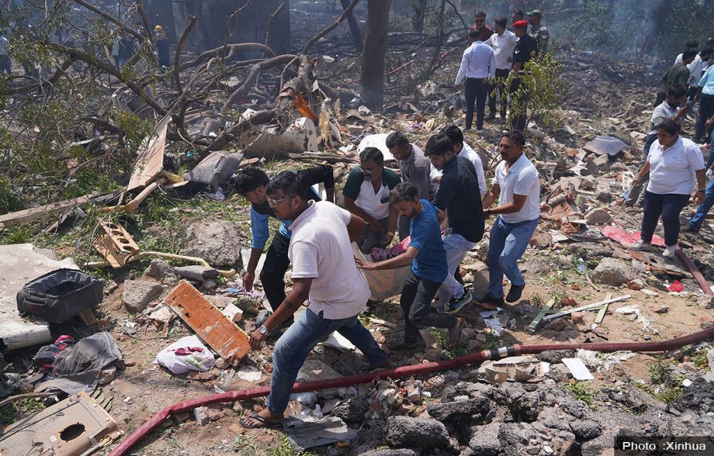 एयर इन्डियाको विमान दुर्घटनामा २४१ जनाको मृत्यु पुष्टि