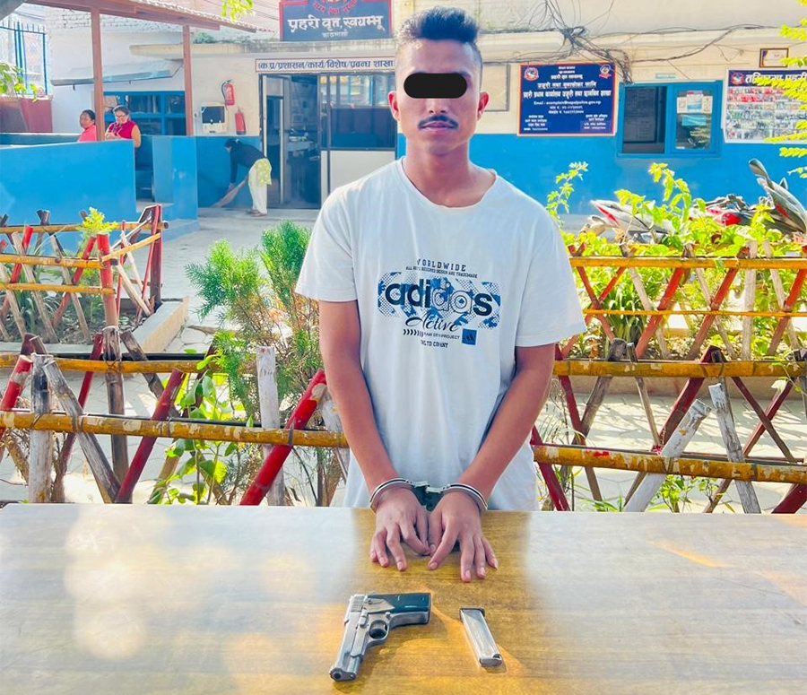 पेस्तोलसहित १ जना पक्राउ