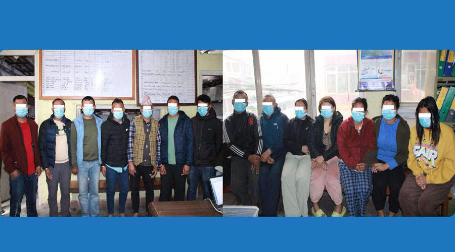 लाइसेन्सको लिखित र ट्रायल पास गराई दिने भन्दै रकम माग्ने १४ जना धरौटीमा रिहा