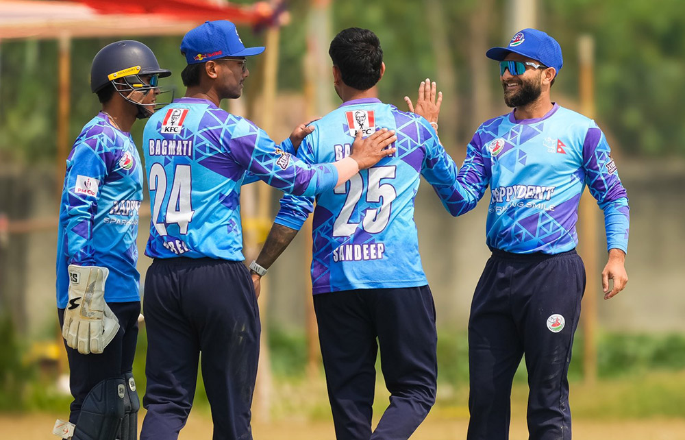 पीएम कपमा मधेश प्रदेशमाथि बागमती ३५ रनले विजयी