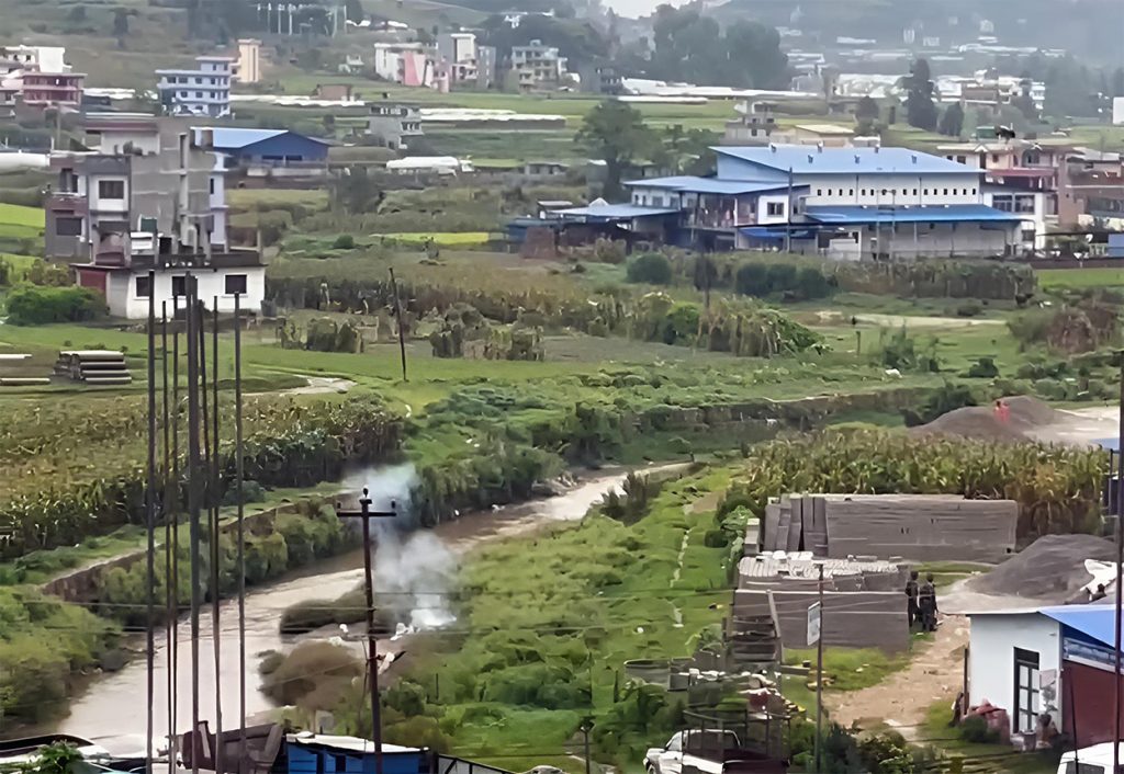 बनेपामा भेटिएको बम सेनाले गर्‍यो डिस्पोज