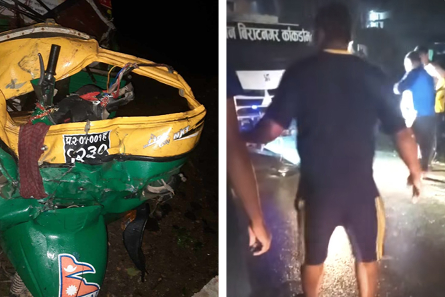 बसले अटोरिक्सालाई ठक्कर दिँदा ४ जनाको मृत्यु