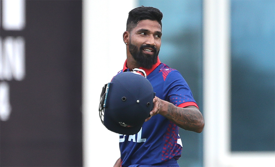 क्रिकेटर दीपेन्द्र सिंह ऐरीले दिए प्रहरीबाट राजीनामा