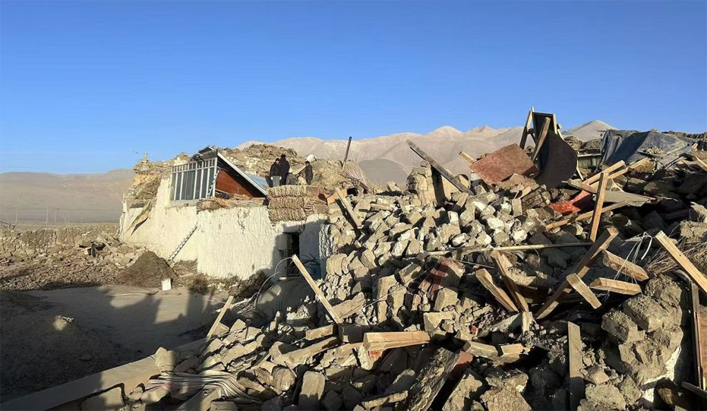 चीनमा भूकम्पमा परी मृत्यु हुनेको संख्या १२६ पुग्यो