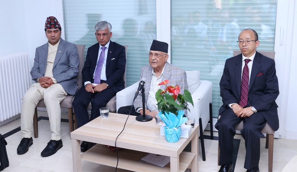 मेराविरुद्ध विद्या भण्डारीको नियोजित चर्चा चलाइएको छ : प्रधानमन्त्री ओली