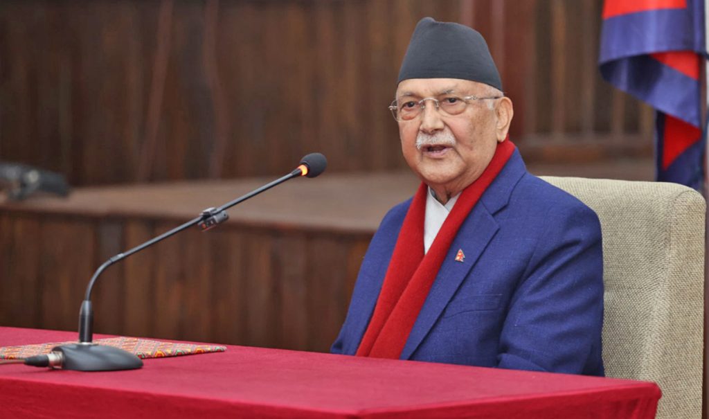 सरकार ढल्दैछ भन्ने हल्ला भ्रम मात्रै हो : प्रधानमन्त्री ओली