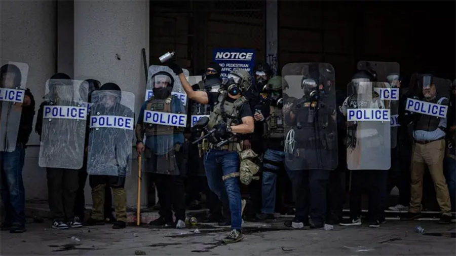 लस एन्जलसमा तनाव, नेशनल गार्ड परिचालन गर्न ट्रम्पको आदेश