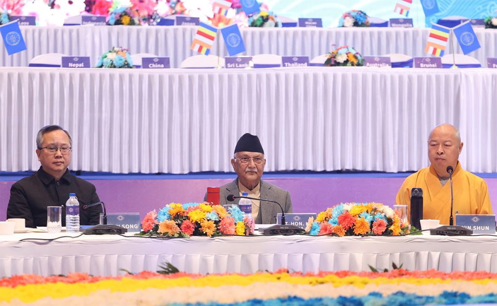 प्रधानमन्त्रीको सहभागितामा ‘नानहाई बुद्धिज्म राउन्ड टेबल’ सुरु