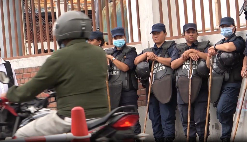 माइतीघर–बानेश्वर क्षेत्रमा सुरक्षा व्यवस्था कडा