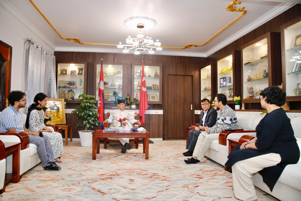 जलवायु संकटका विषयमा भूमिका खेलेको भन्दै प्रचण्डलाई धन्यवाद