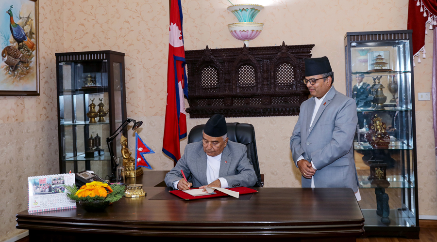 चारवटा विधेयक राष्ट्रपतिबाट प्रमाणीकरण