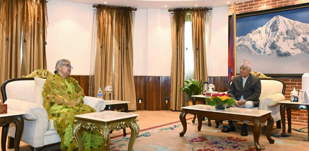 राष्ट्रपति र प्रधानमन्त्रीबीच भेटवार्ता