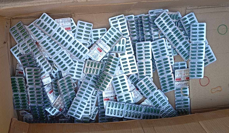 सुनसरीबाट २२२० ट्याब्लेट ट्रामाडोल बरामद