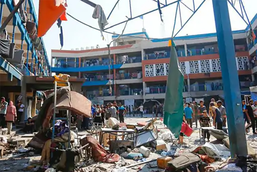 गाजा क्षेत्रमा गरेको हवाई हमलाबाट संयुक्त राष्ट्रसंघका ६ जना कर्मचारीसहित ३४ जनाको मृत्यु