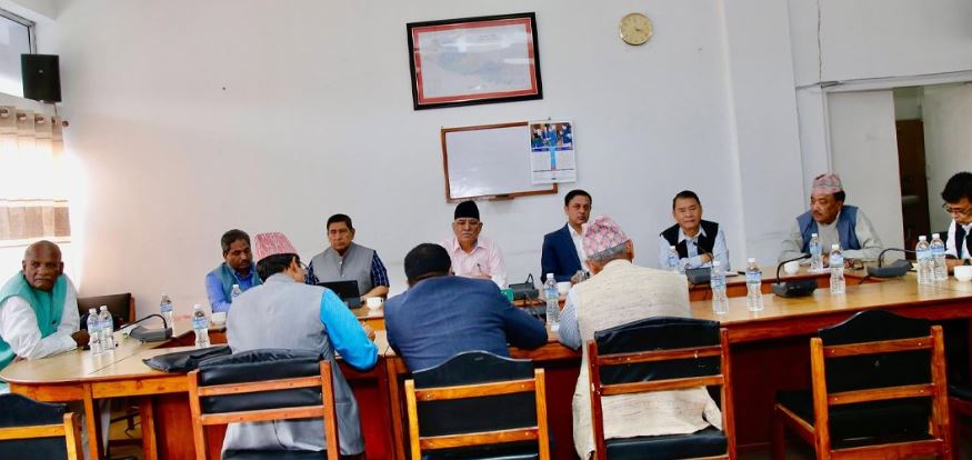 विपक्षी दलको बैठक सुरु