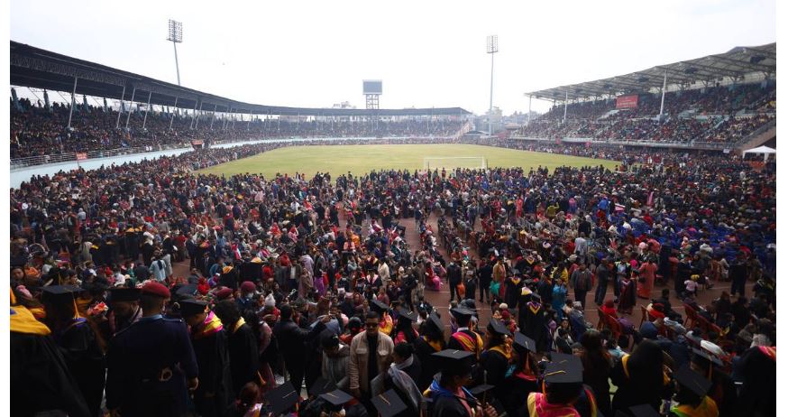 दशरथ रङ्गशालामा त्रिभुवन विश्वविद्यालयको ५० औँ दीक्षान्त समारोह