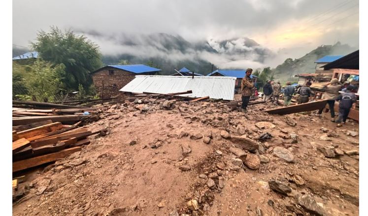 डोल्पामा बाढीले बगाउँदा एकजना महिलाको मृत्यु
