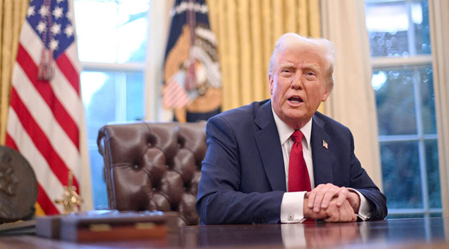 इरानले तेल आपूर्ति अवरुद्ध गरे २० गुणा बढी शक्तिका साथ आक्रमण गर्ने ट्रम्पको चेतावनी