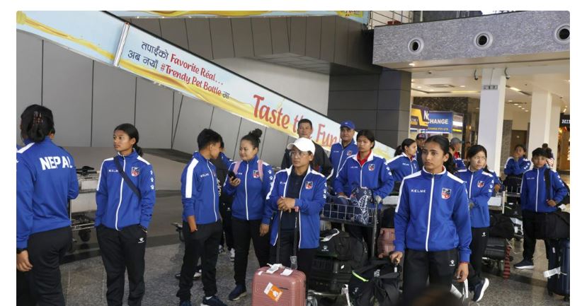 यु-२० महिला एसियन कप छनोट खेलेर फर्कियो नेपाली टोली