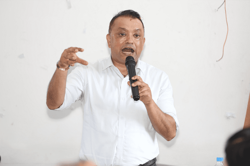 पर्‍यो भने हामी सरकारबाट बाहिरिन्छौं : गगन थापा