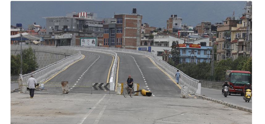 ग्वार्कोमा बनाइएको ओभरपास आज उदघाटन हुँदै