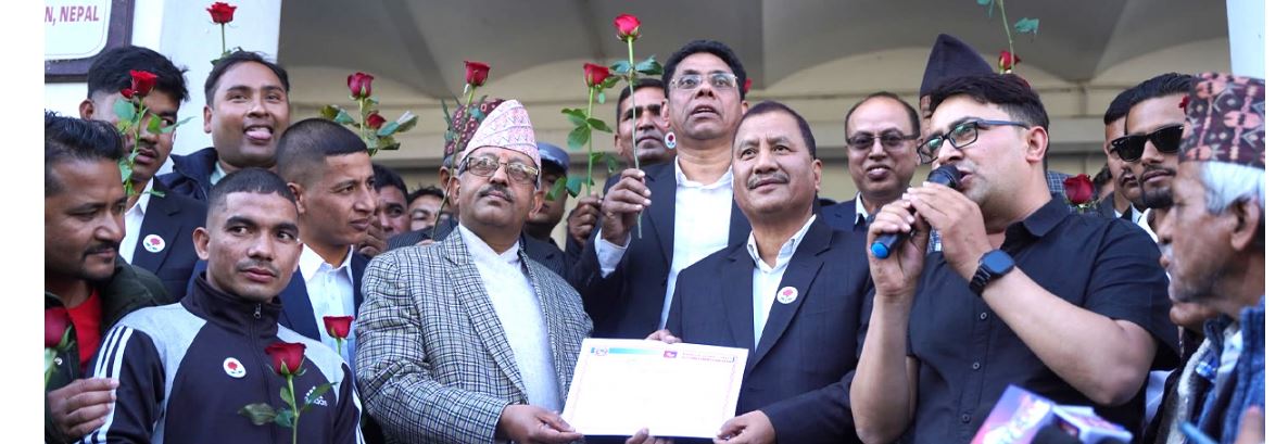 विप्लव नेतृत्वको नेकपा (माओवादी) को चुनाव चिह्न गुलाब