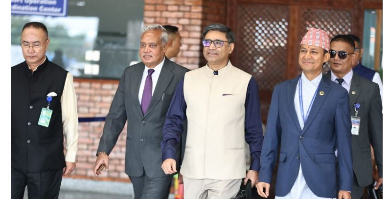 नेपाल आइपुगे भारतीय विदेश सचिव