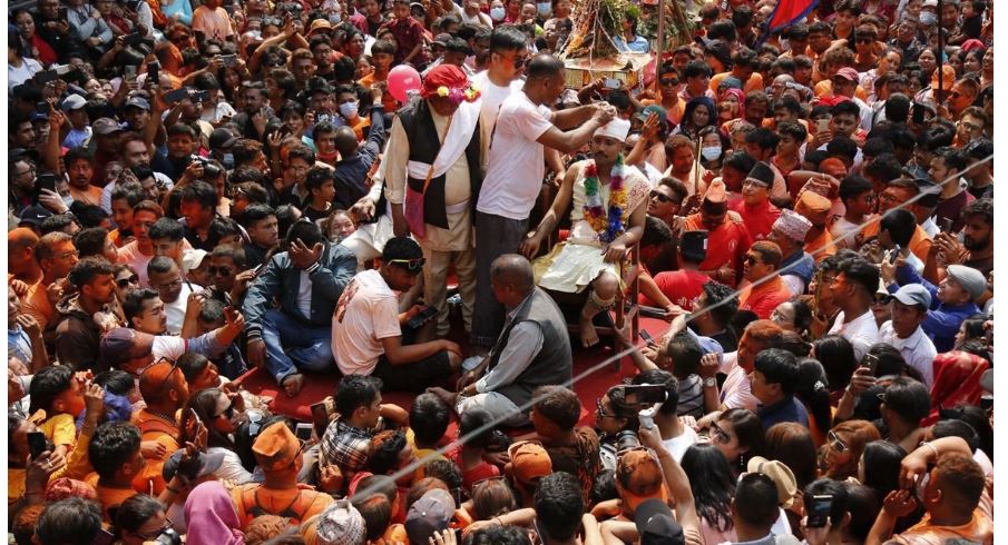 आज मध्यपुरथिमिमा जिब्रो छेड्ने जात्रा