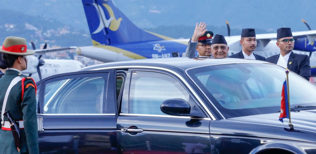 स्पेन भ्रमण सकेर फर्किए प्रधानमन्त्री ओली