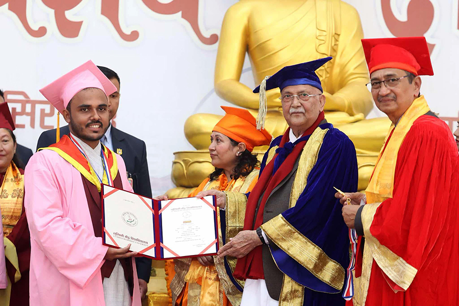 लुम्बिनी बौद्ध विश्वविद्यालयबाट २८९ जना दीक्षित