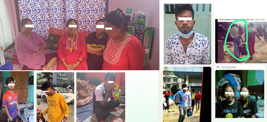 कोटेश्वर भाटभटेनी लुटपाट गर्ने ९ जना पक्राउ,ब्ल्याक लेबलदेखि लिपिस्टिक गाजलसम्म बरामद