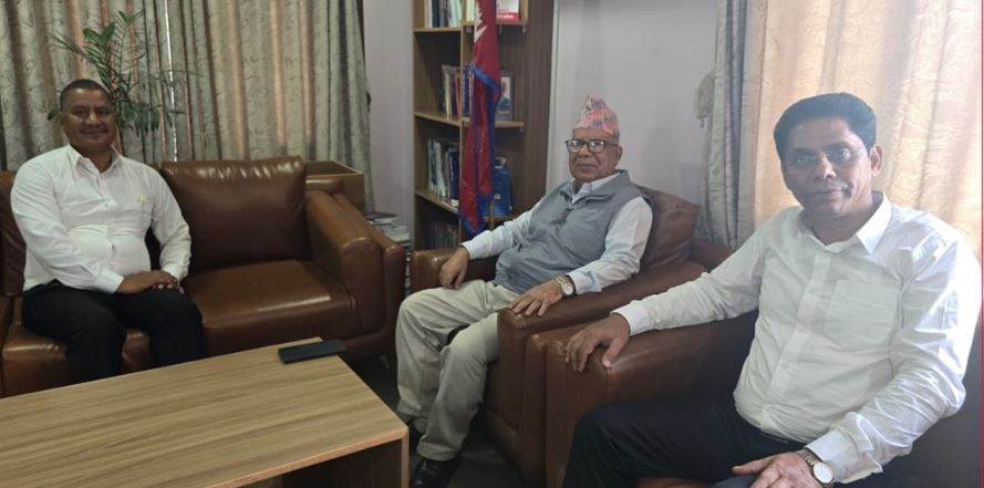 माधव नेपाल र विप्लवबिच भेटवार्ता