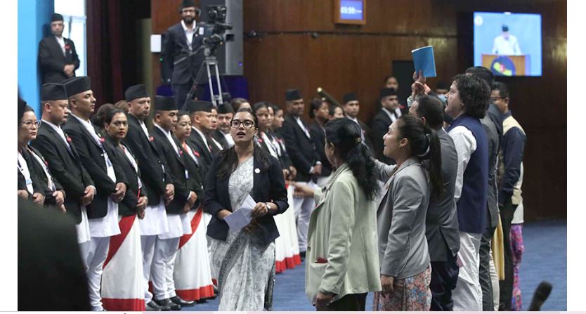 संसद्‌मा रास्वपाले लगाएको नाराप्रति कांग्रेसको नियमापत्ति