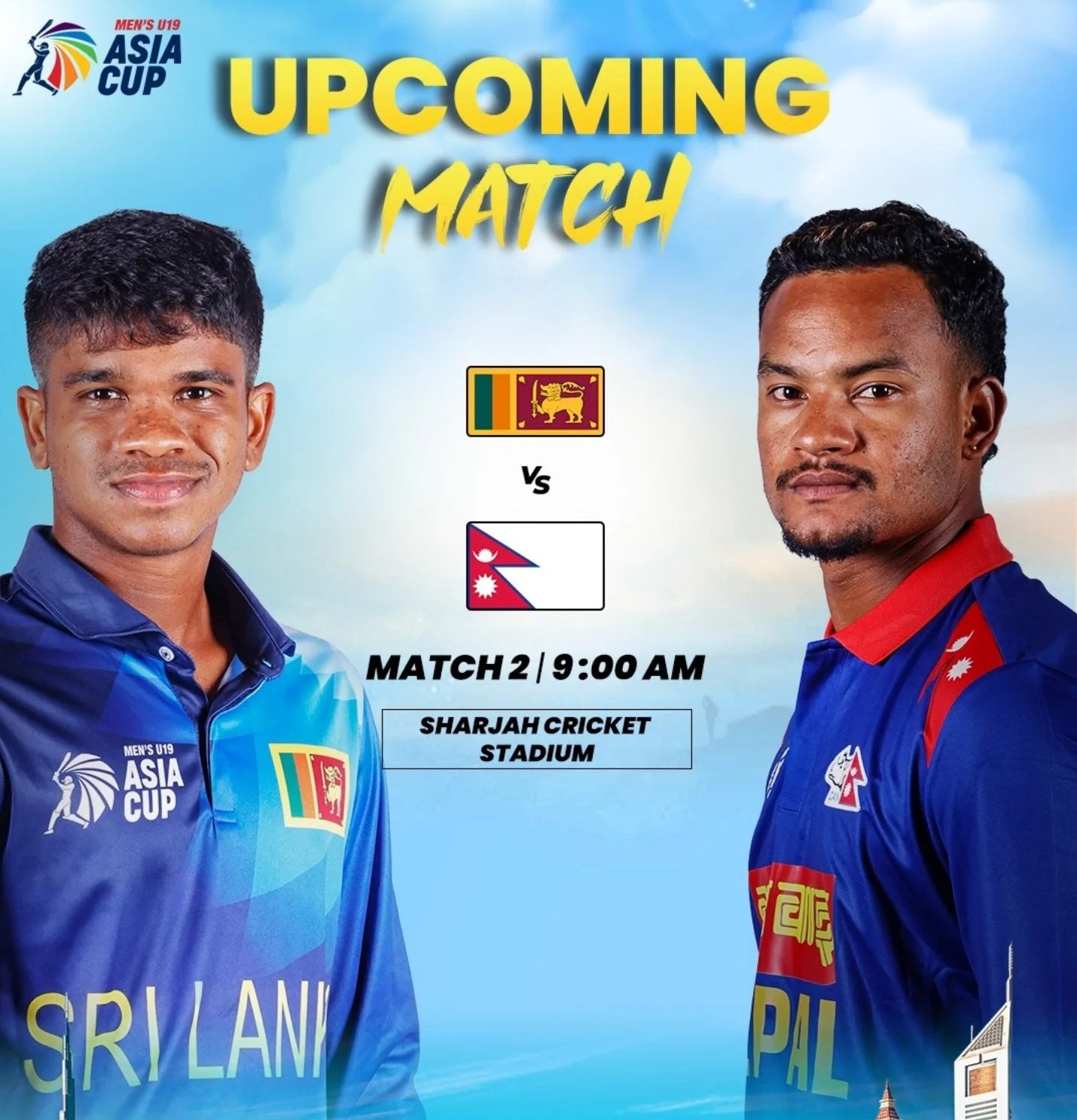यू-१९ एसिया कप : नेपालले आज श्रीलंका संग खेल्दै