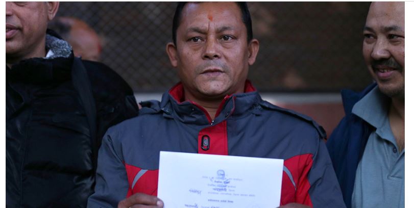 कीर्तिपुरको मेयरमा नेसपाका महर्जनको उम्मेदवारी दर्ता