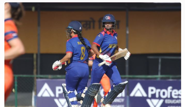 महिला टी-२०आई शृंखलाको पहिलो खेलमा नेपाल पराजित