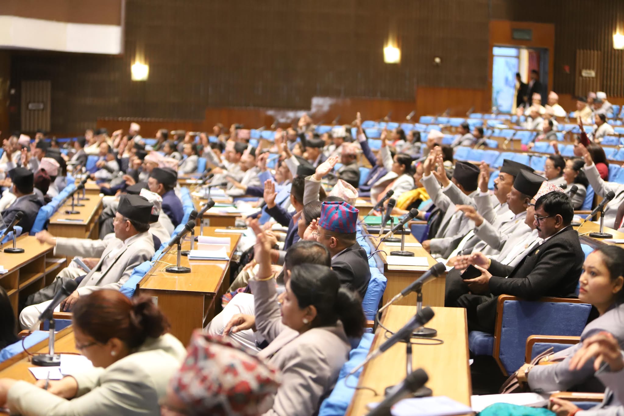 प्रतिनिधिसभाबाट विनियोजन विधेयक पारित