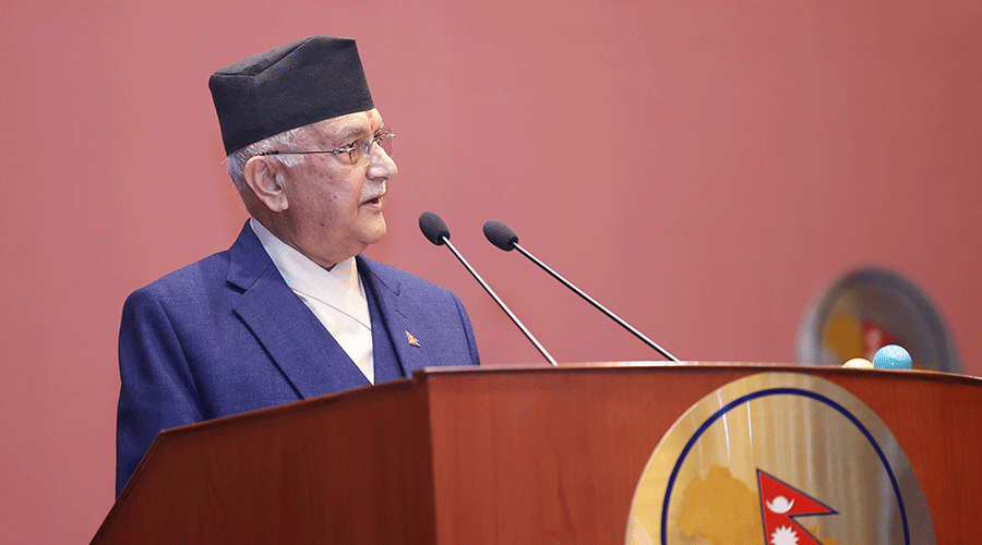 प्रधानमन्त्रीले राष्ट्रिय सभालाई सम्बोधन गर्दै