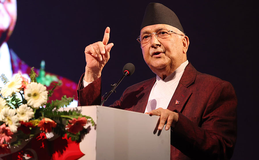 म विनाको एमाले कल्पना नगरे हुन्छ : ओली