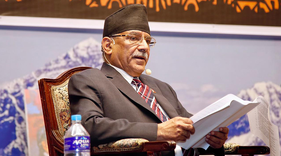 कांग्रेस र एमालेका कारण विद्यालय शिक्षा विधेयक पारित हुन ढिलाइ भयो : प्रचण्ड