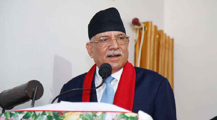 कांग्रेस–एमाले गठबन्धन सरकार बिचौलियाले बनाएको हो : प्रचण्ड