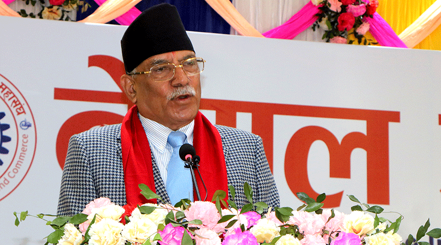 आत्मनिर्भर अर्थतन्त्रलाई बलियो बनाउन सामूहिक प्रयासको खाँचो छ : प्रचण्ड