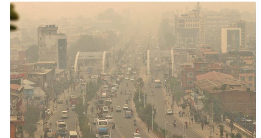 काठमाडौँ विश्वको प्रदूषित सहरको सातौँ स्थानमा