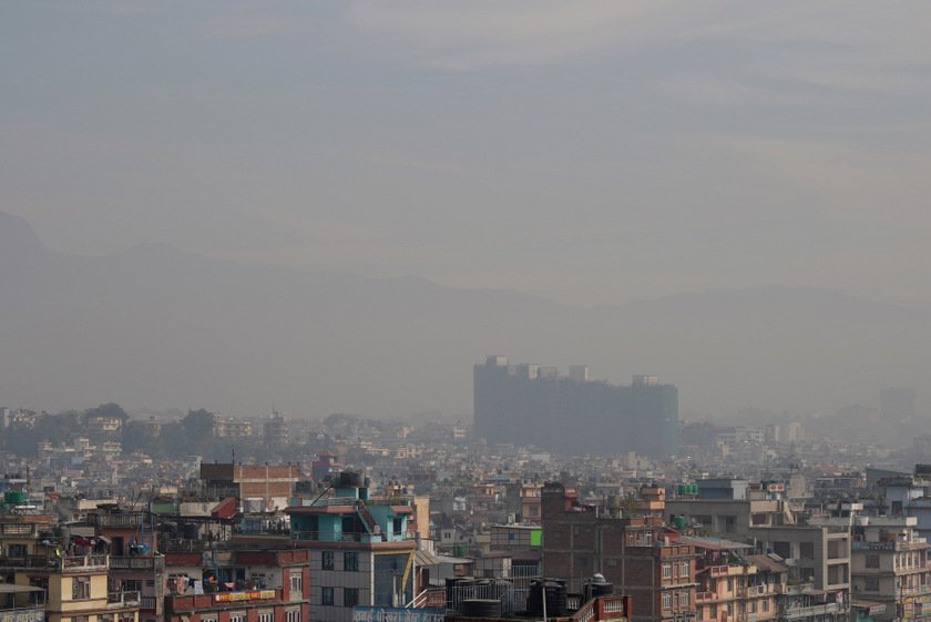 काठमाडौँ उपत्यकामा वायु प्रदूषण बढ्यो
