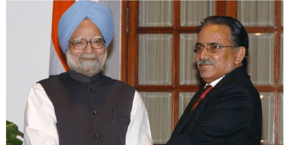 भारतीय पूर्वप्रधानमन्त्री सिंहको निधनप्रति प्रचण्ड गरे दुःख व्यक्त