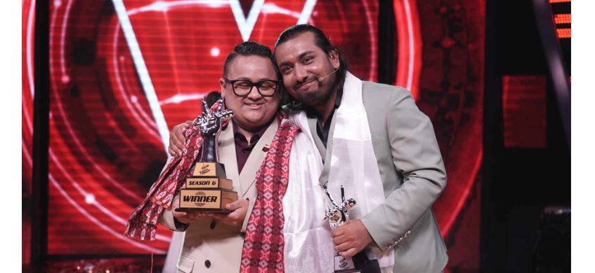 ‘भ्वाइस अफ नेपाल’ सिजन ६ को उपाधि प्रशेष पाण्डेलाई
