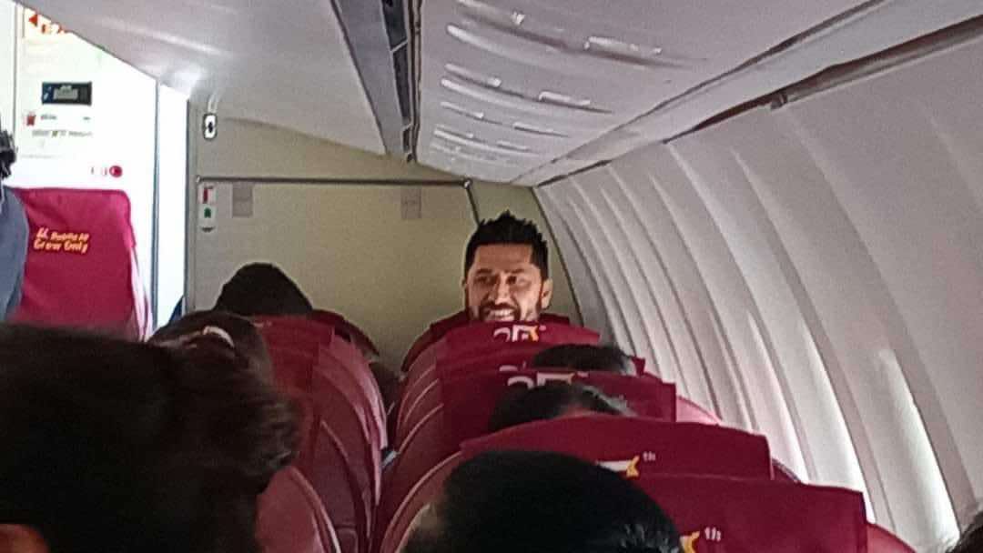 रवि लामिछानेलाई लिएर पोखराबाट आएको विमान भैरहवा विमानस्थलमा अवतरण